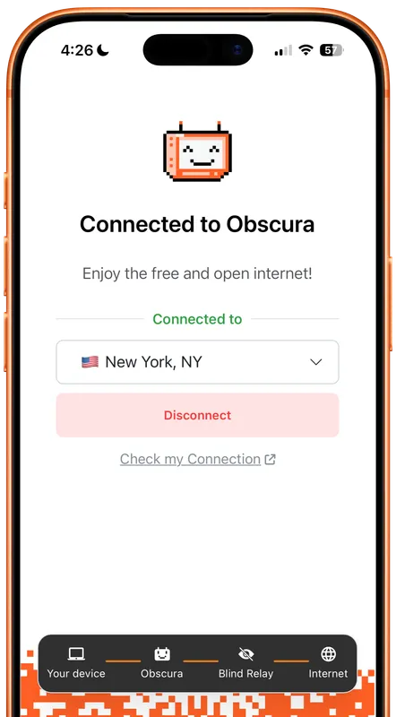 Obscura app screenshot