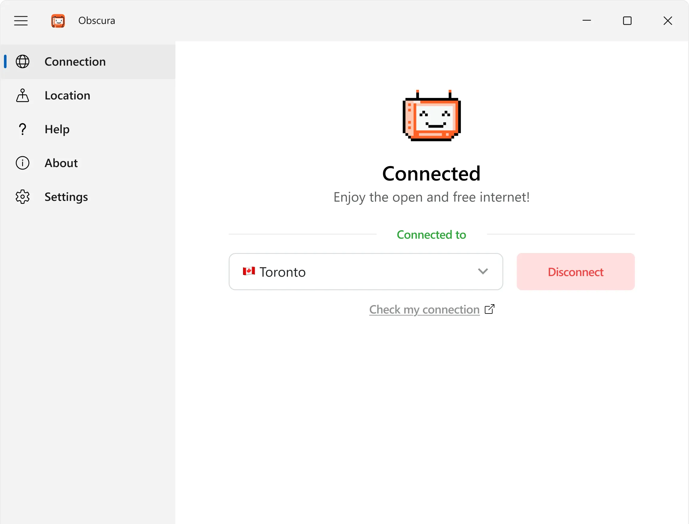 Windows app screenshot
